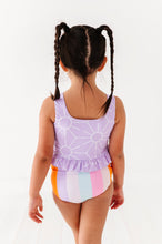 Load image into Gallery viewer, Sunny + Stripes: Ruffle TWO-PIECE Tankini