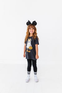 Minnie Ghost | KIDS CHARCOAL TEE
