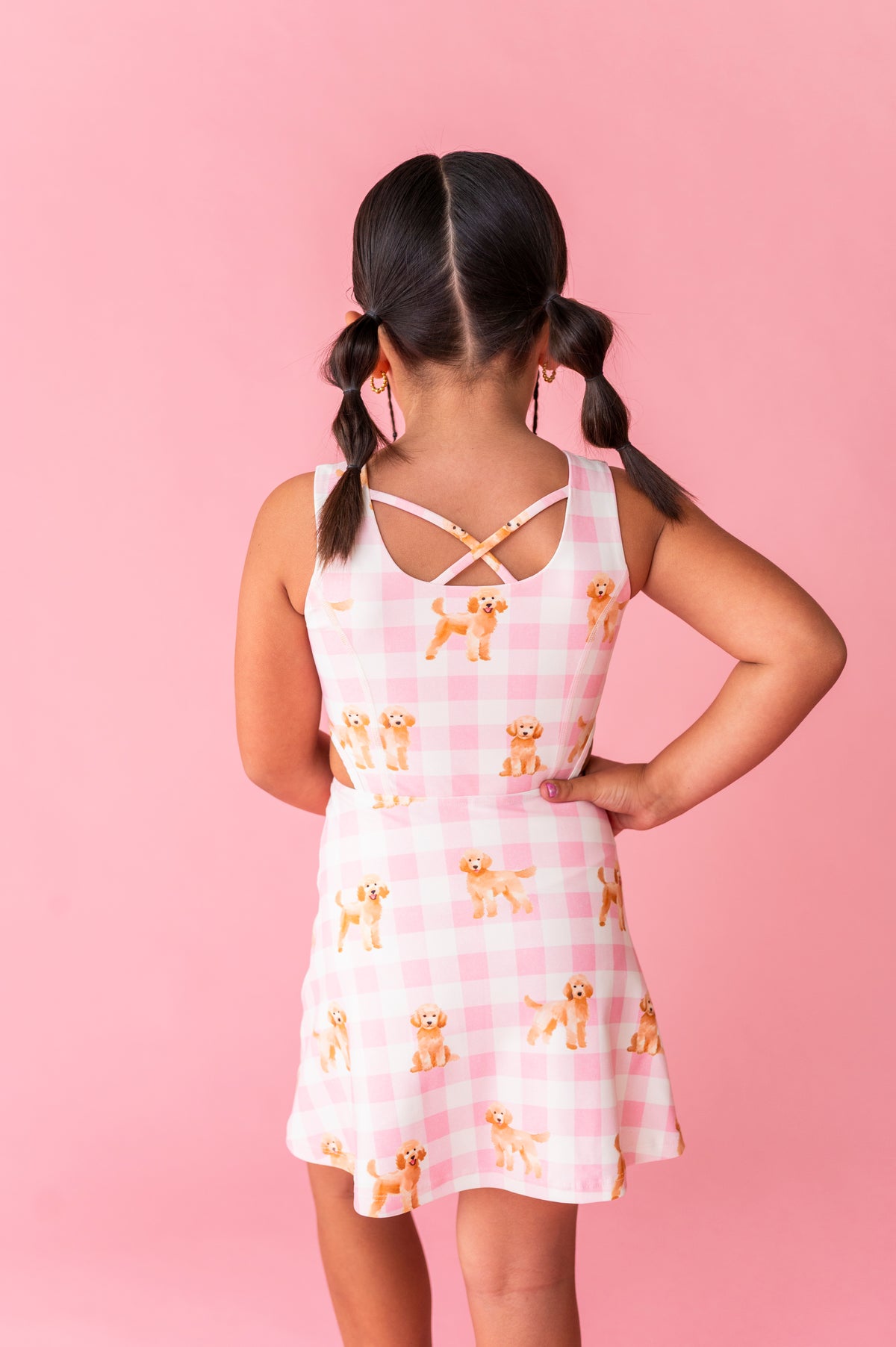 Puppy Picnic | Open Sides Active Dress (with shorts!)