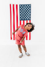 Load image into Gallery viewer, Red ‘USA’ Check | BOYS Tee