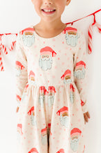 Load image into Gallery viewer, Pink Santas | ROMPER