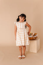 Load image into Gallery viewer, Honey Gingham | TIE-BACK DRESS