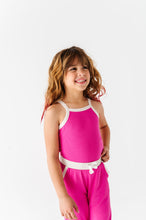 Load image into Gallery viewer, Pink Punch | Tank + Wide Leg RIB Set
