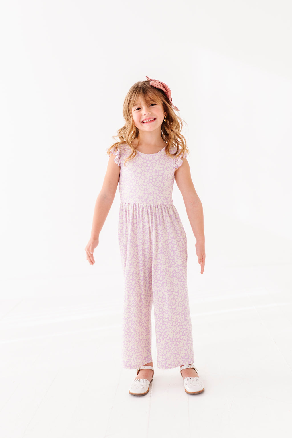 Iris FORAL | Cropped Pant Romper