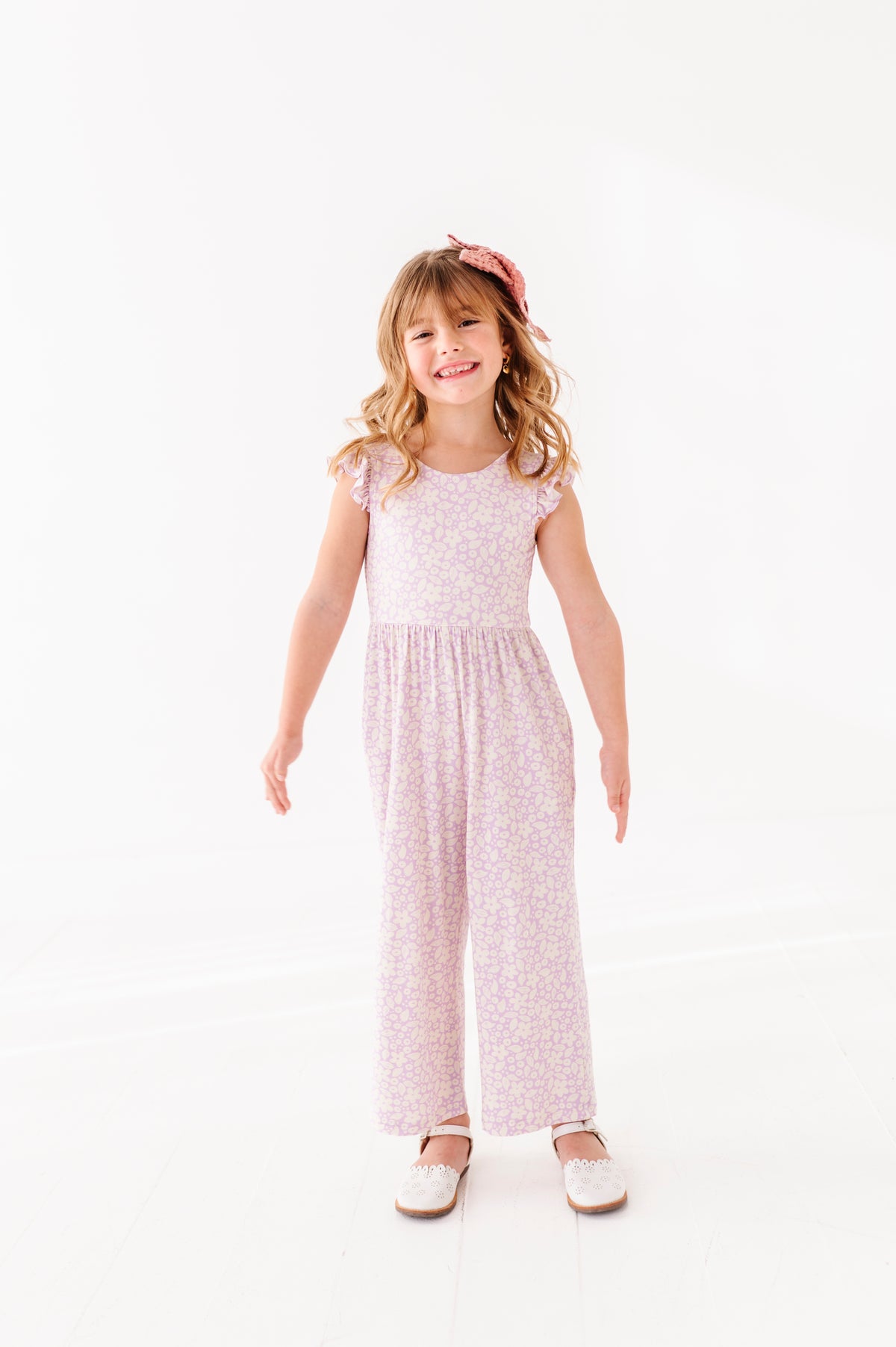 Iris FORAL | Cropped Pant Romper
