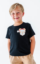 Load image into Gallery viewer, Monochrome Santa Mickey | KIDS BLACK TEE