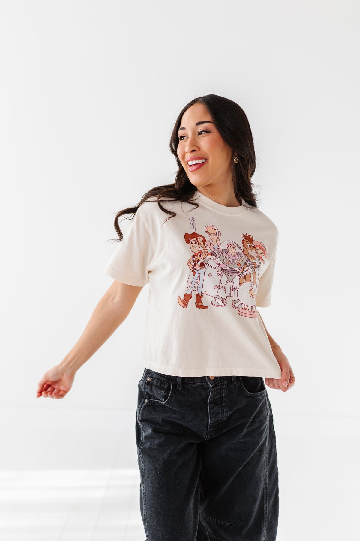 TOYS CROPPED | CREAM ADULT TEE