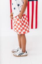 Load image into Gallery viewer, Red Check | BOYS Shorts
