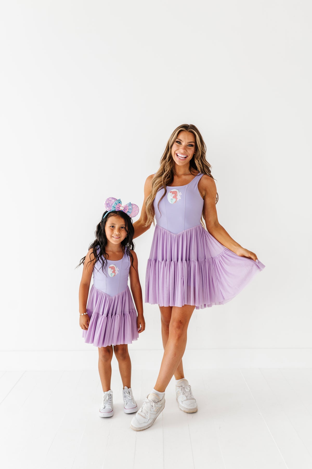 Ariel (ADULT) | Orchid Mesh DRESS