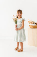 Load image into Gallery viewer, Mint Bay Stripes | TIE-BACK DRESS