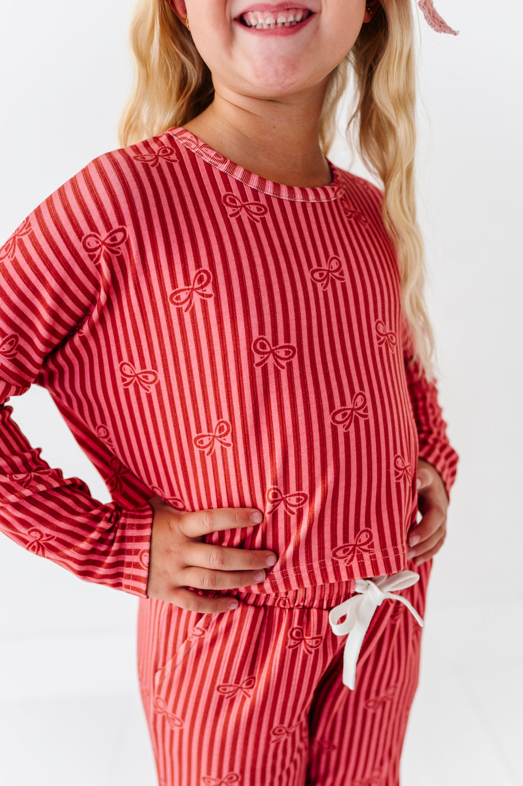 Sugarplum Bows | Ribbed 2-Piece Set