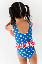 Load image into Gallery viewer, Stars + Stripes | Skirted ONE-Piece
