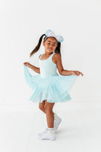 Elsa (KIDS) | Icy Blue Mesh DRESS