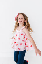 Load image into Gallery viewer, Very Cherry (PINK) Peplum + Pants SET