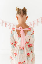 Load image into Gallery viewer, Pink Santas | ROMPER