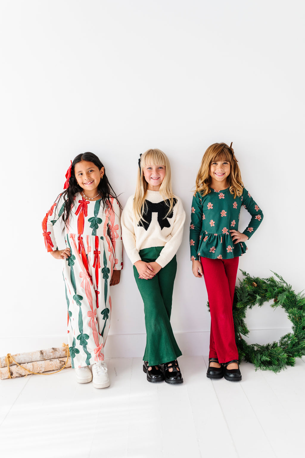 Holly Berry | Rib Wide Leg Pants