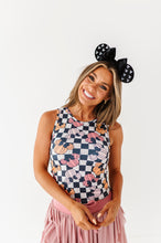Load image into Gallery viewer, Checkered Minnie Pumpkins | ADULT TANK