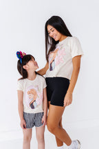 Ana | ADULT tee (CROP + FULL LENGTH HERE)