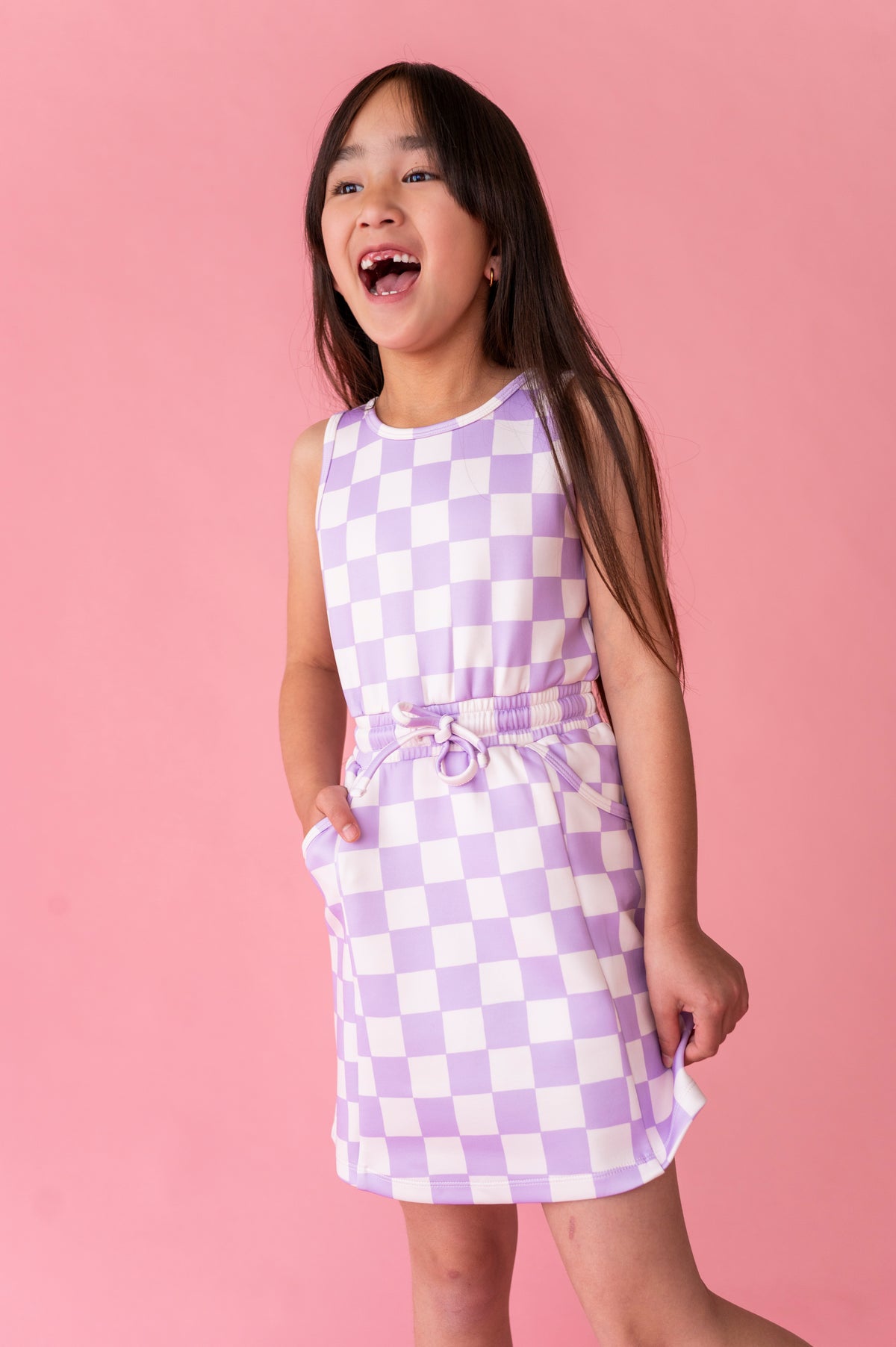 Checker Charm | Tennis Dress (with shorts!)