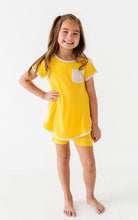 Load image into Gallery viewer, Lemon Drop | Mini Dress + Biker Shorts RIB Set