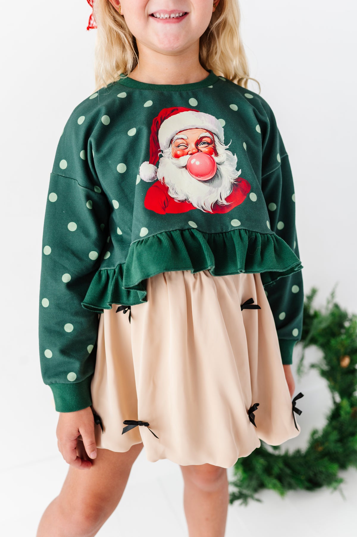 Bubblegum Santa | Ruffle Crop Crew