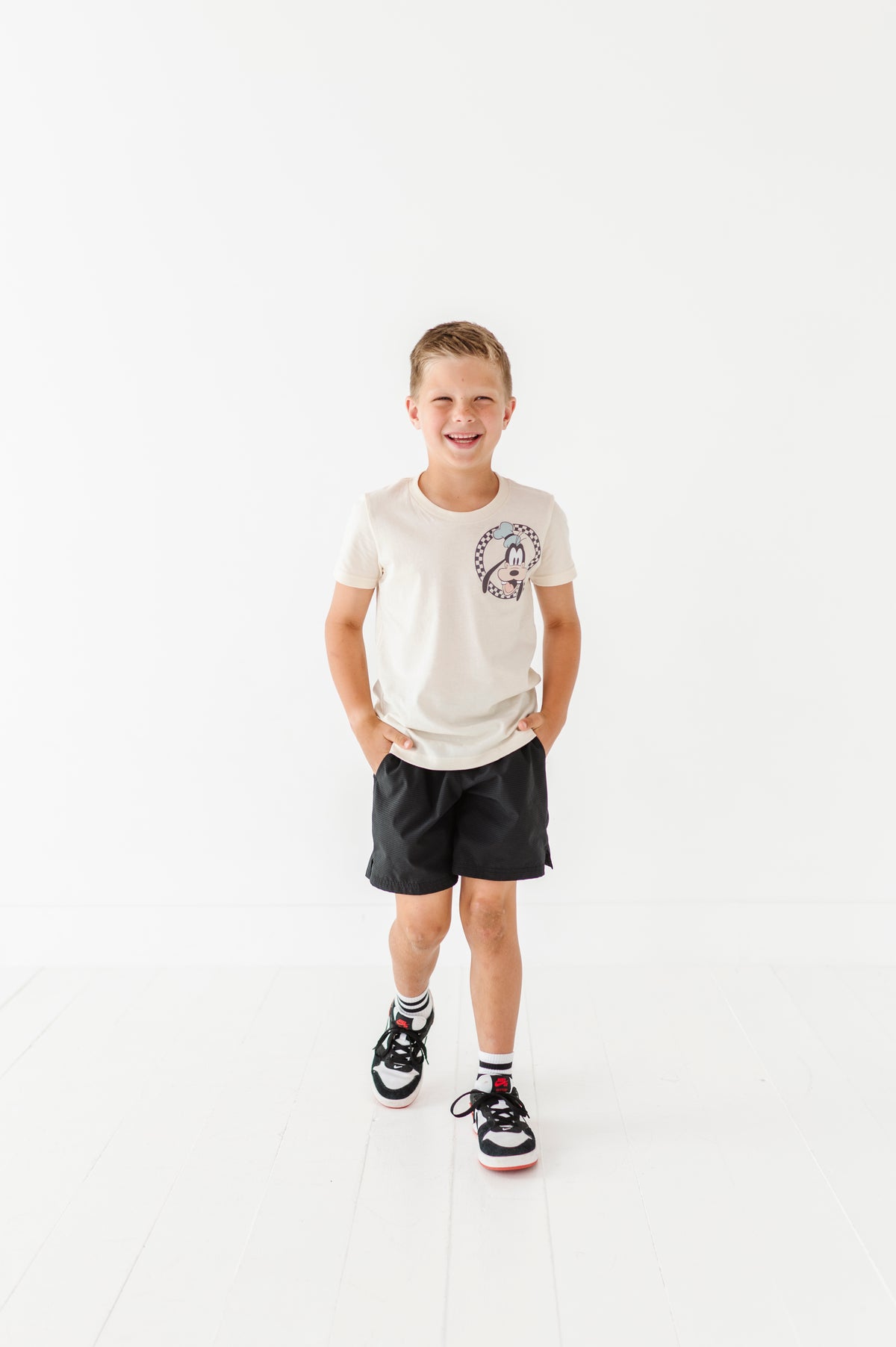Goofy Circle | KIDS CREAM TEE
