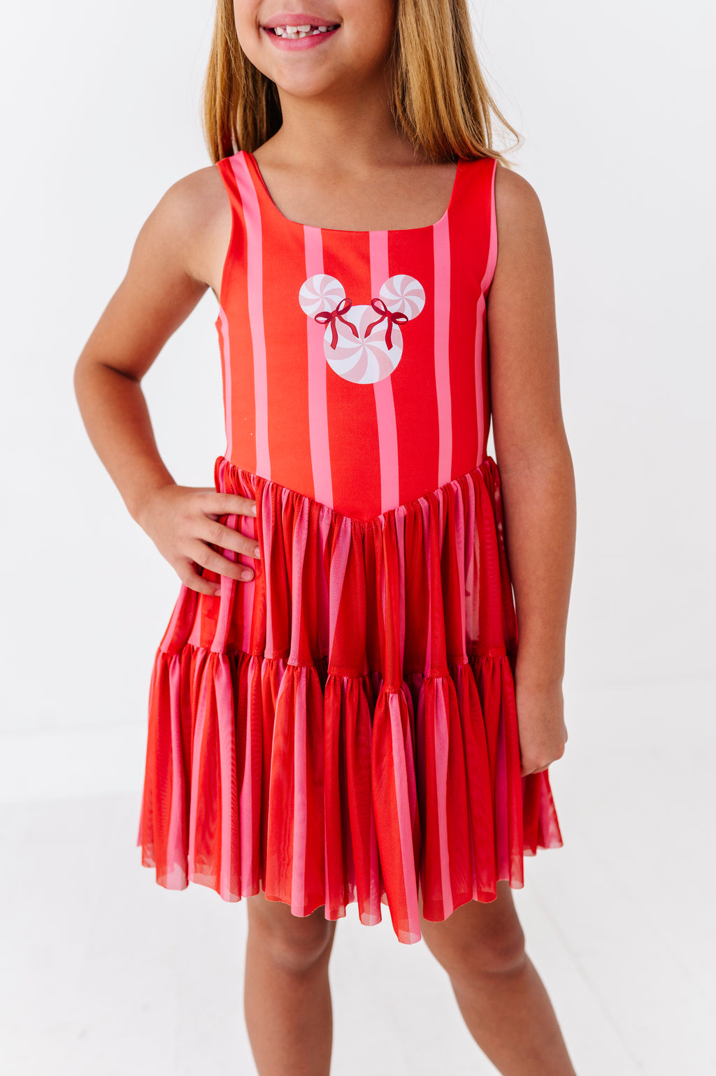 Pretty in Peppermint | KIDS Mesh Dress