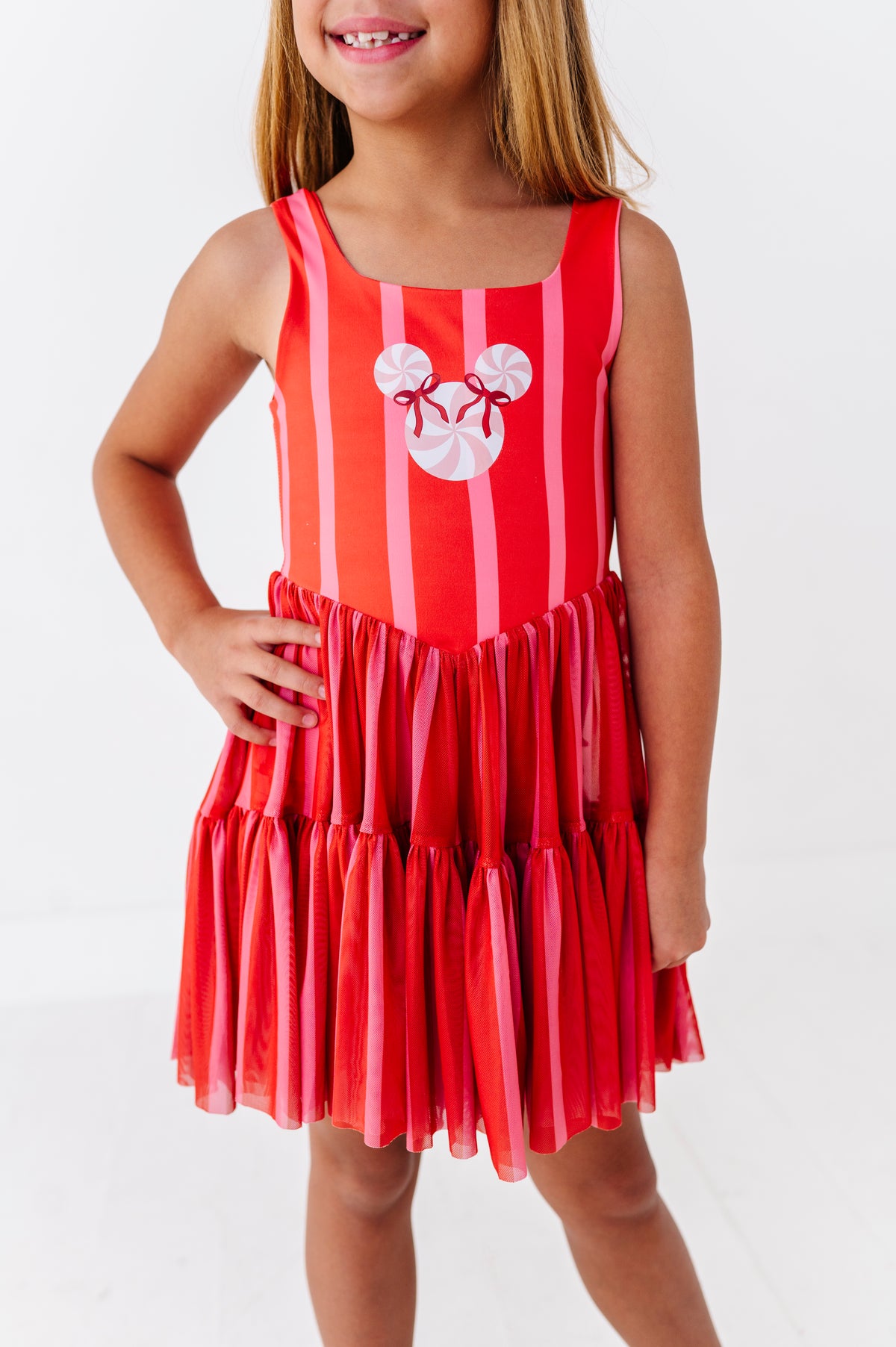 Pretty in Peppermint | KIDS Mesh Dress