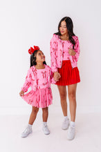 Load image into Gallery viewer, Pink Park Bows | KIDS Cropped Hoodie