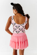 MINNIE Stripe (ADULT) | FRONT-TIE TANK