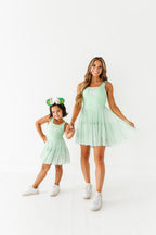 Tink (KIDS) | Lime Mesh DRESS