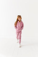 Load image into Gallery viewer, MAUVE | Vintage 1/4th HOODIE-JOGGER Set