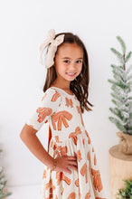Load image into Gallery viewer, Gingerbread Bow | Scoop Back Dress