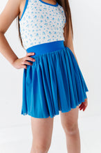 Load image into Gallery viewer, Blue Petite Floral | Retro Tank SET