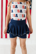 Load image into Gallery viewer, NAVY RIBBED | Skort