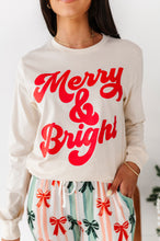 Load image into Gallery viewer, MERRY &amp; BRIGHT | Adult Long Sleeve Tee