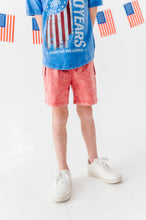 Load image into Gallery viewer, Red | Vintage CARGO SHORTS