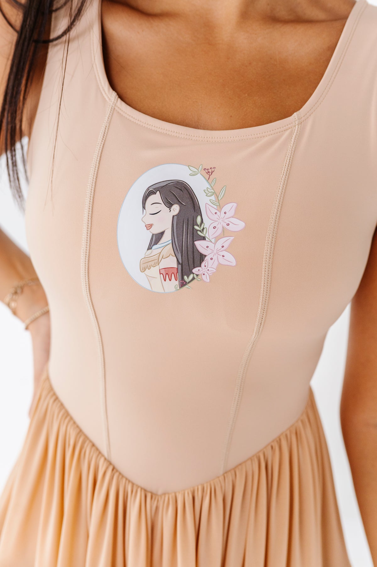 Pocahontas (ADULT) | Sand Mesh DRESS
