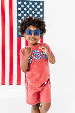 Load image into Gallery viewer, Red ‘USA’ Check | BOYS Tee