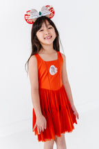 Moana (KIDS) | Burnt Orange Mesh DRESS