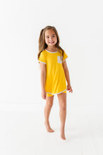 Load image into Gallery viewer, Lemon Drop | Mini Dress + Biker Shorts RIB Set