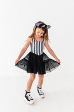 Load image into Gallery viewer, Midnight Stripes | (KIDS) Mesh DRESS