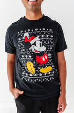 Load image into Gallery viewer, Sweater Print Mickey | ADULT Black UNISEX TEE