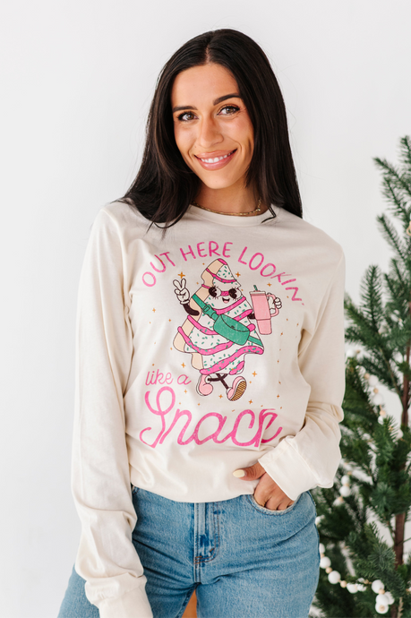 LOOKIN’ LIKE A SNACK | Adult Long Sleeve Tee