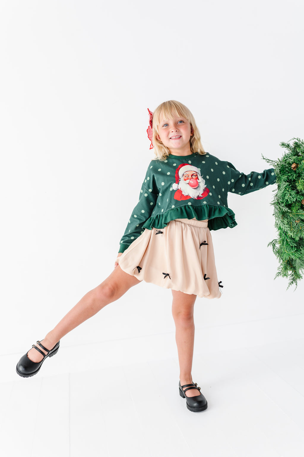 Bubblegum Santa | Ruffle Crop Crew