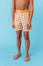 Load image into Gallery viewer, Retro Sunburst | BOYS SWIM SHORTS