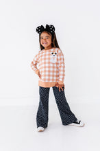 Load image into Gallery viewer, Pretzel Ghostie (PLAID) | SIDE SPLIT SWEATSHIRT