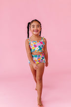 Sweet Strawberry | BANDEAU RUFFLE 2-PIECE