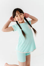 Load image into Gallery viewer, Ocean | Mini Dress + Biker Shorts RIB Set