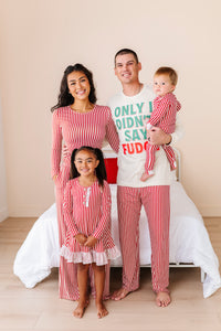 Red Stripes | ZIP ROMPER